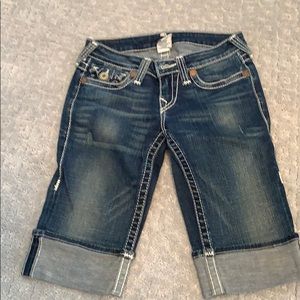 Women’s True Religion Cropped Jeans Size 26
